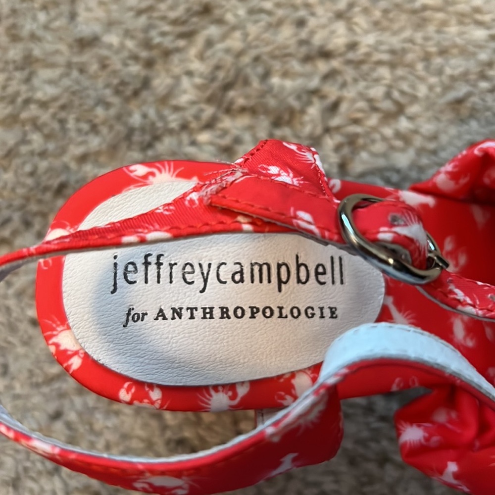 NIB Jeffrey Campbell for Anthropologie Lobster/Crab Heels Size 5 - Picture 6 of 9